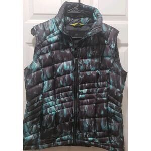 Basin + Range Quilted Down Vest Backcountry Insulated Puffer Women L